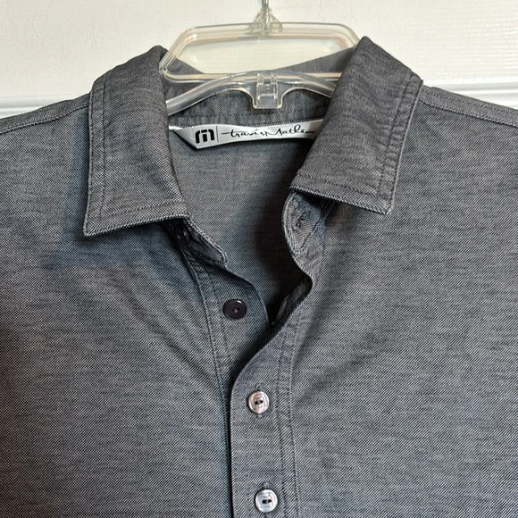 Travis Mathew men’s gray short sleeve polo shirt size small - Picture 2 of 8